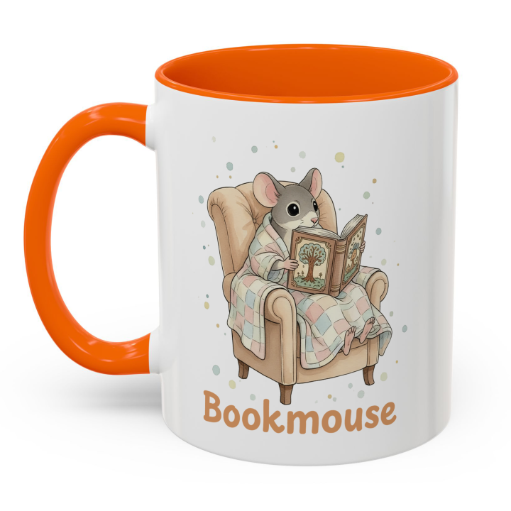 Reading Mouse Bookmouse Mug – Topolina Series