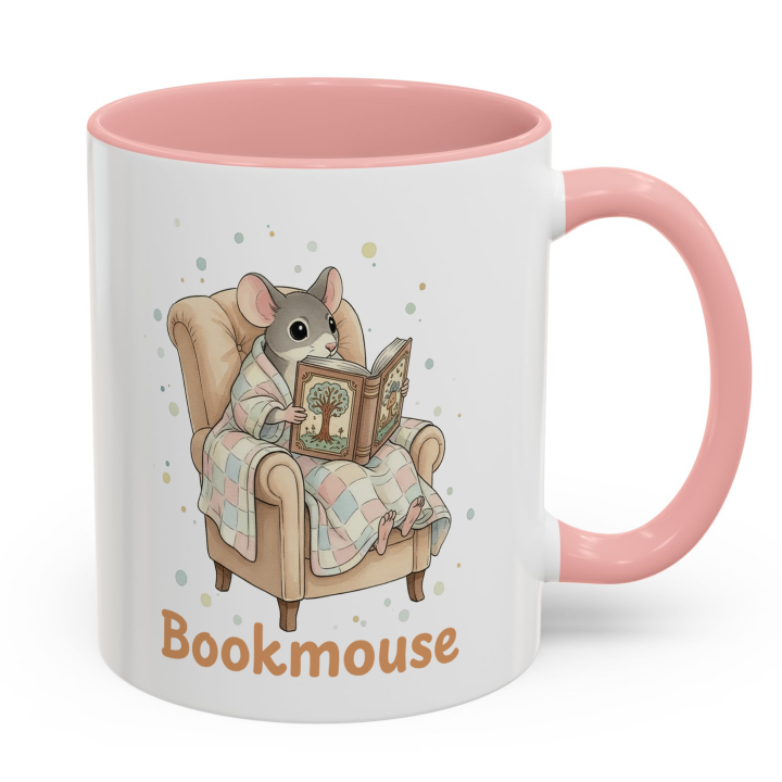 Reading Mouse Bookmouse Mug – Topolina Series