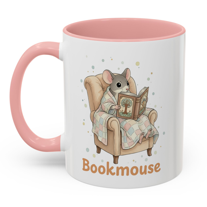 Reading Mouse Bookmouse Mug – Topolina Series