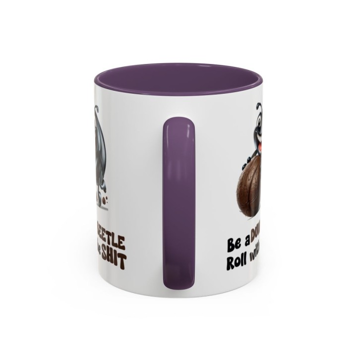 Funny Dung Beetle Mug – Gross Humor Office Gag Gift – 11oz/15oz