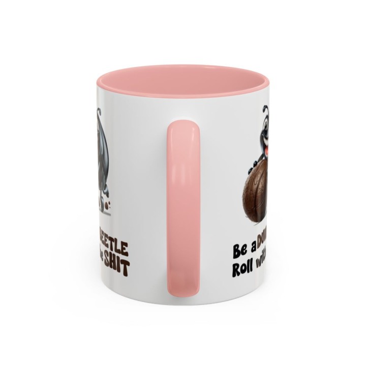 Funny Dung Beetle Mug – Gross Humor Office Gag Gift – 11oz/15oz