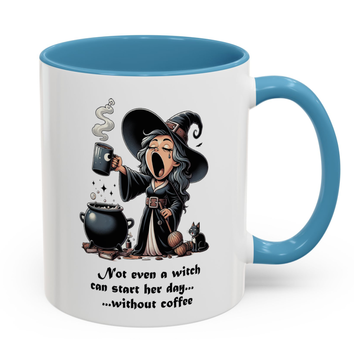 Funny Witch Coffee Mug Gift – Not Even a Witch Quote | miceystore.com