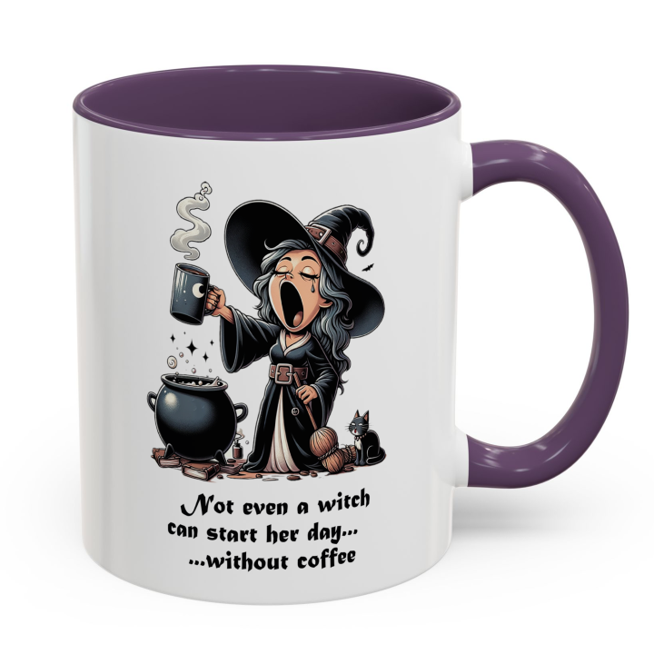 Funny Witch Coffee Mug Gift – Not Even a Witch Quote | miceystore.com