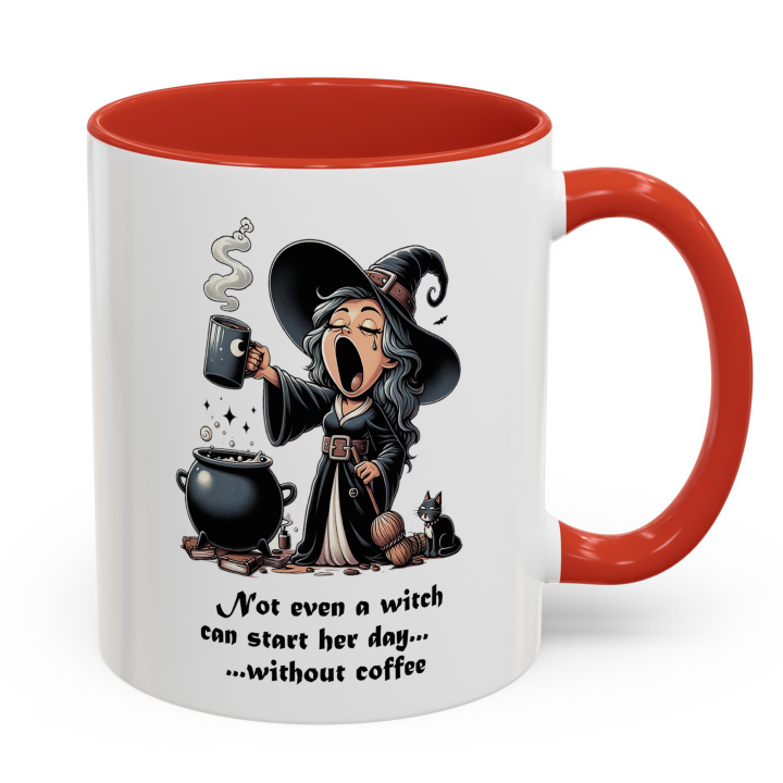 Funny Witch Coffee Mug Gift – Not Even a Witch Quote | miceystore.com