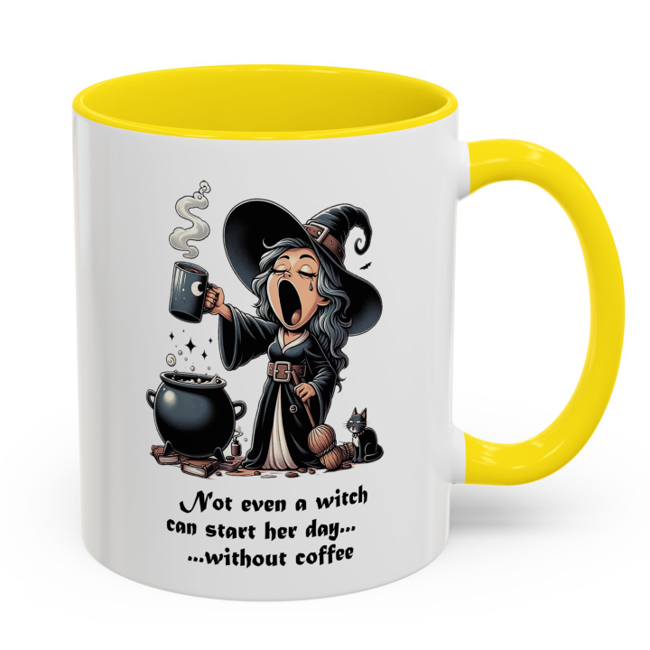 Funny Witch Coffee Mug Gift – Not Even a Witch Quote | miceystore.com