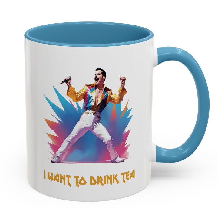 Funny Tea Lover Mug Gift – Rock Anthem Parody | miceystore.com
