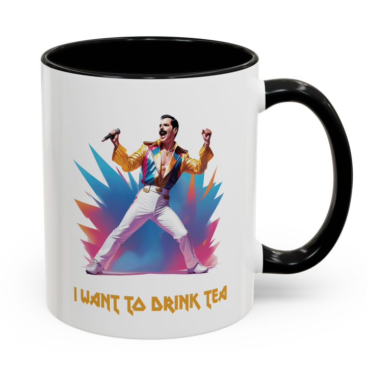 Funny Tea Lover Mug Gift – Rock Anthem Parody | miceystore.com