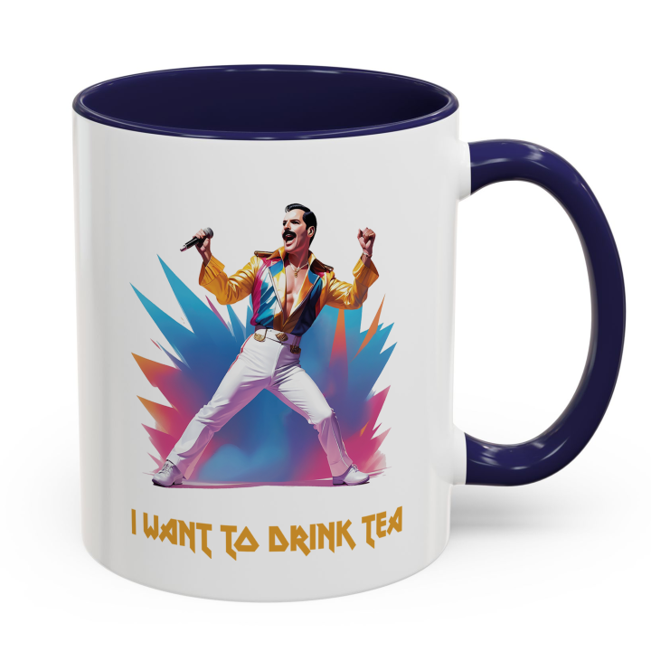 Funny Tea Lover Mug Gift – Rock Anthem Parody | miceystore.com