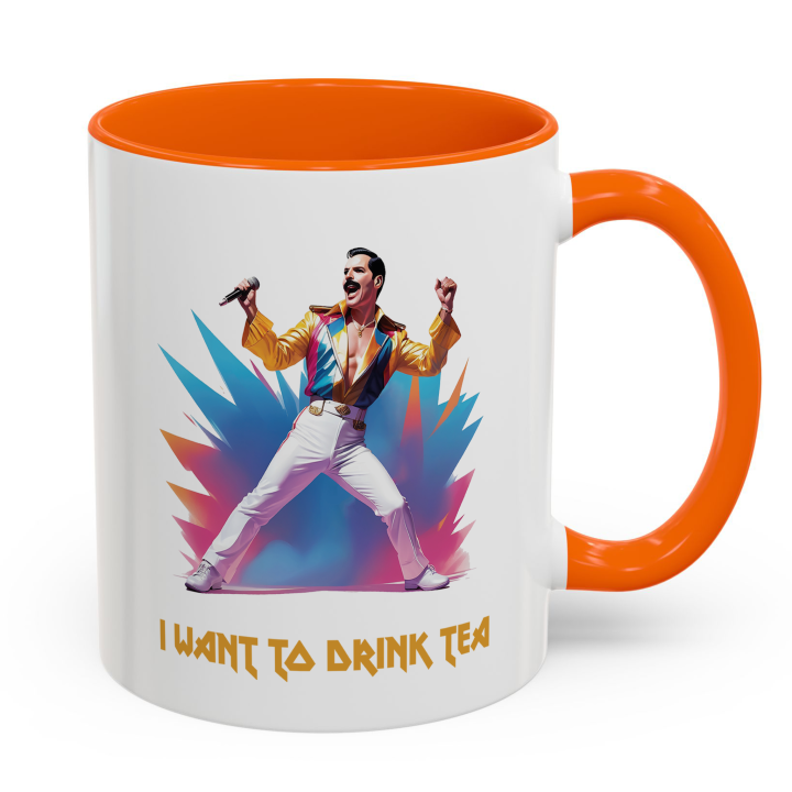 Funny Tea Lover Mug Gift – Rock Anthem Parody | miceystore.com