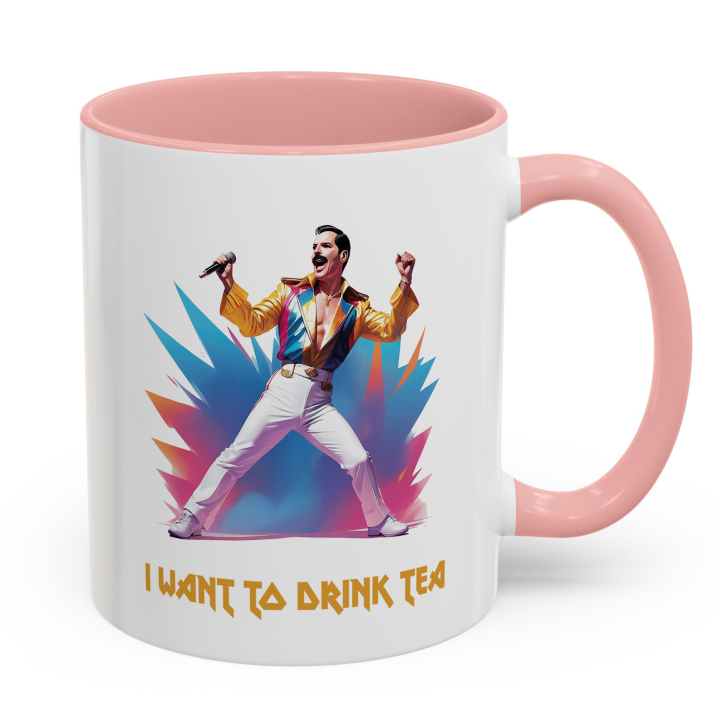 Funny Tea Lover Mug Gift – Rock Anthem Parody | miceystore.com