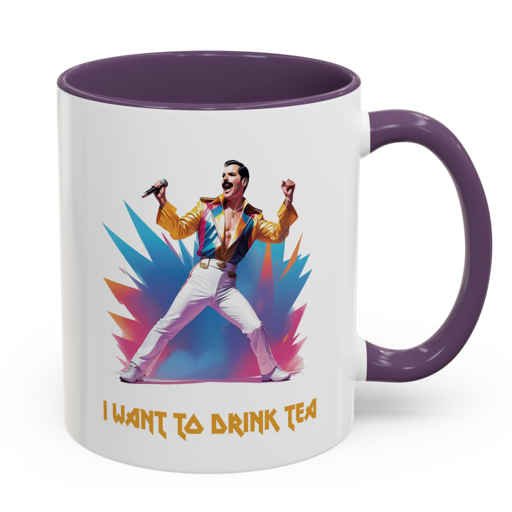 Funny Tea Lover Mug Gift – Rock Anthem Parody | miceystore.com