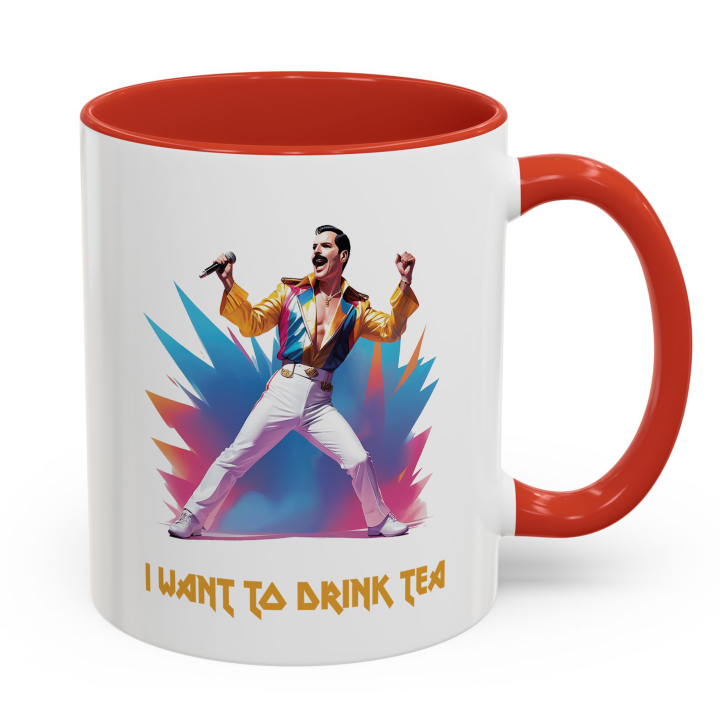 Funny Tea Lover Mug Gift – Rock Anthem Parody | miceystore.com