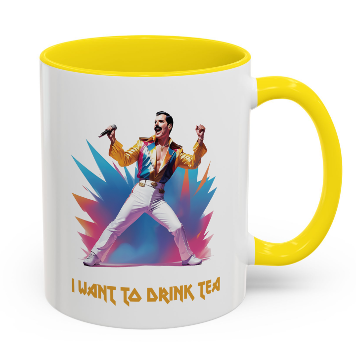 Funny Tea Lover Mug Gift – Rock Anthem Parody | miceystore.com