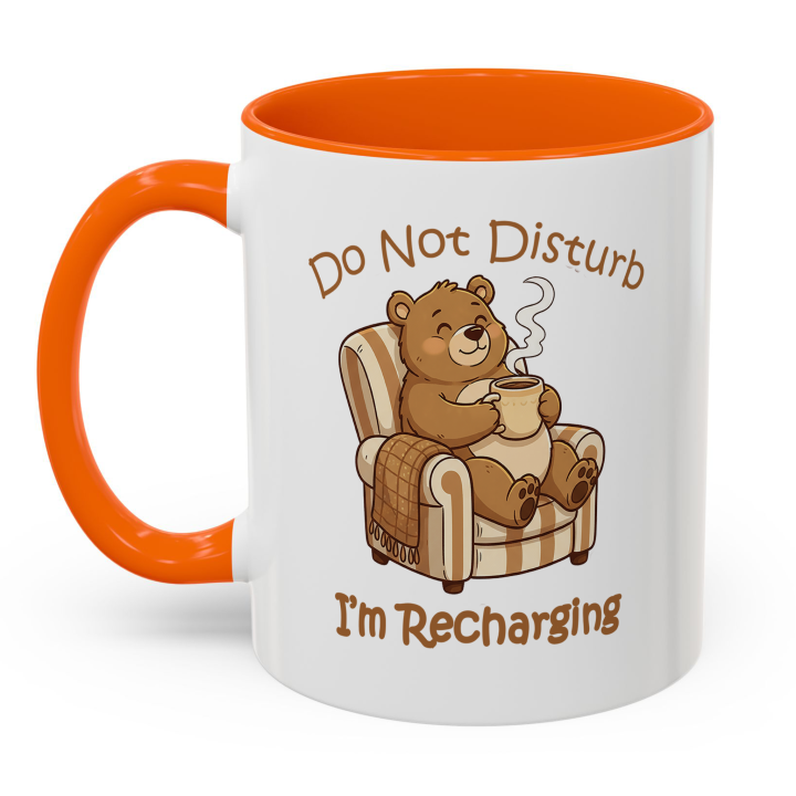 Cozy Bear Mug – Do Not Disturb, I’m Recharging