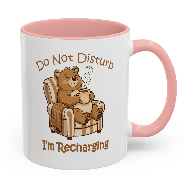Cozy Bear Mug – Do Not Disturb, I’m Recharging