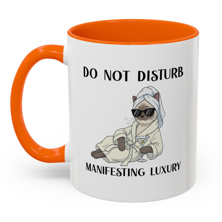 Glam Spa Cat Mug – Luxe Lounge Vibes