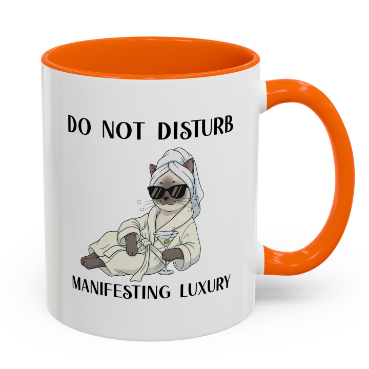 Glam Spa Cat Mug – Luxe Lounge Vibes