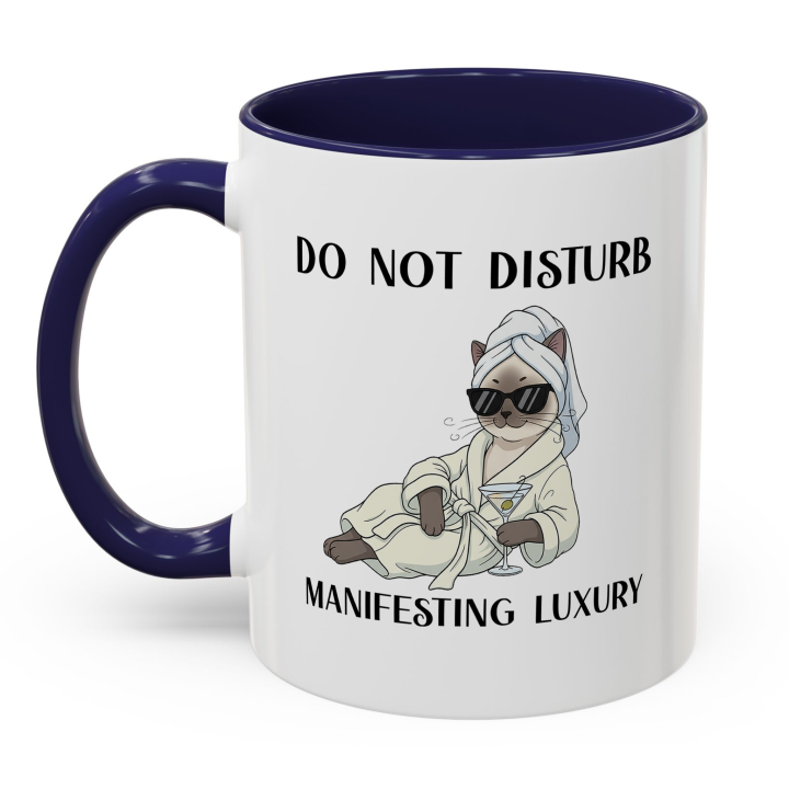 Glam Spa Cat Mug – Luxe Lounge Vibes