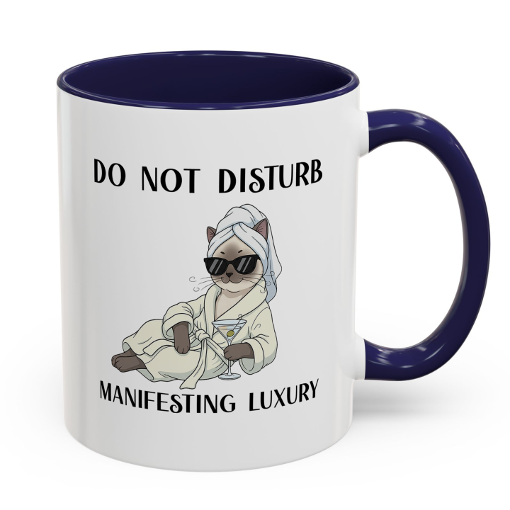 Glam Spa Cat Mug – Luxe Lounge Vibes