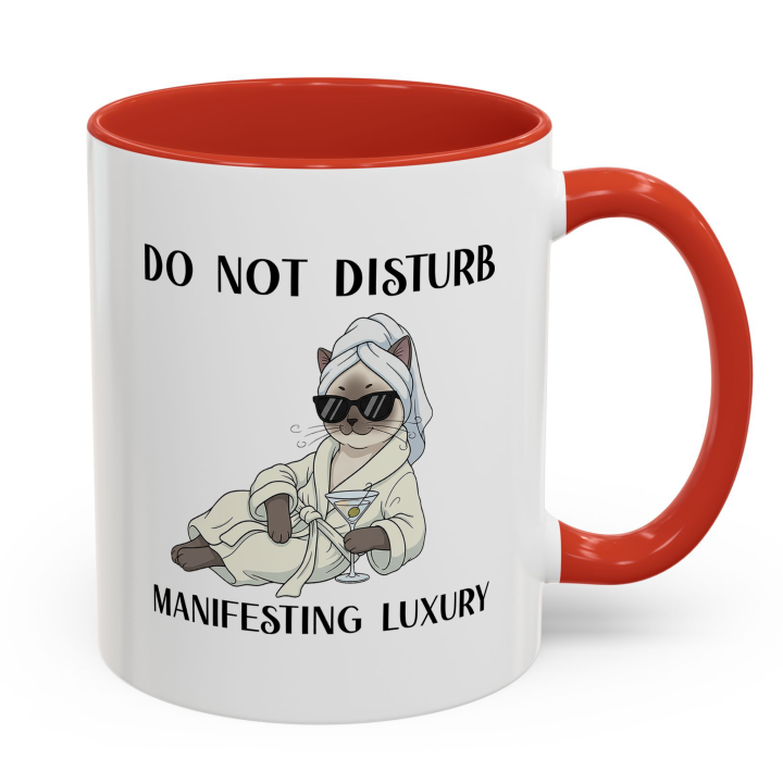 Glam Spa Cat Mug – Luxe Lounge Vibes